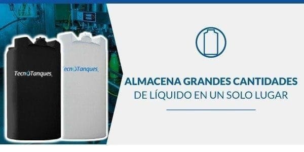 Almacena grandes cantidades de líquido en un solo lugar
